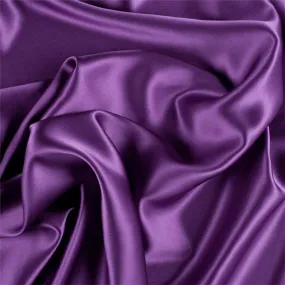 5% Stretch Satin Fabric Spandex Fabric BTY (Purple)