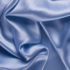 5% Stretch Satin Fabric Spandex Fabric BTY (Sky Blue)