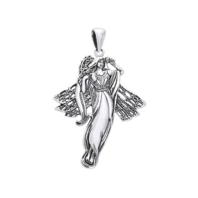 Blossoming fairy waiting to be your friend ~ Sterling Silver Jewelry  TPD970