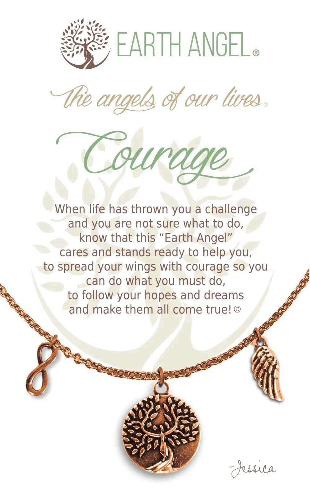 Courage: Charm Necklace