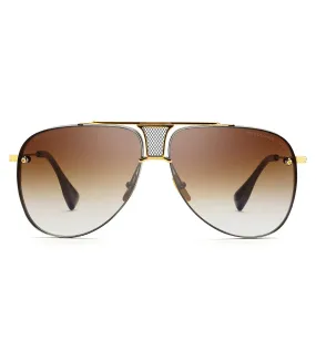 Dita Decade-Two Unisex Dark Brown Aviator Sunglass