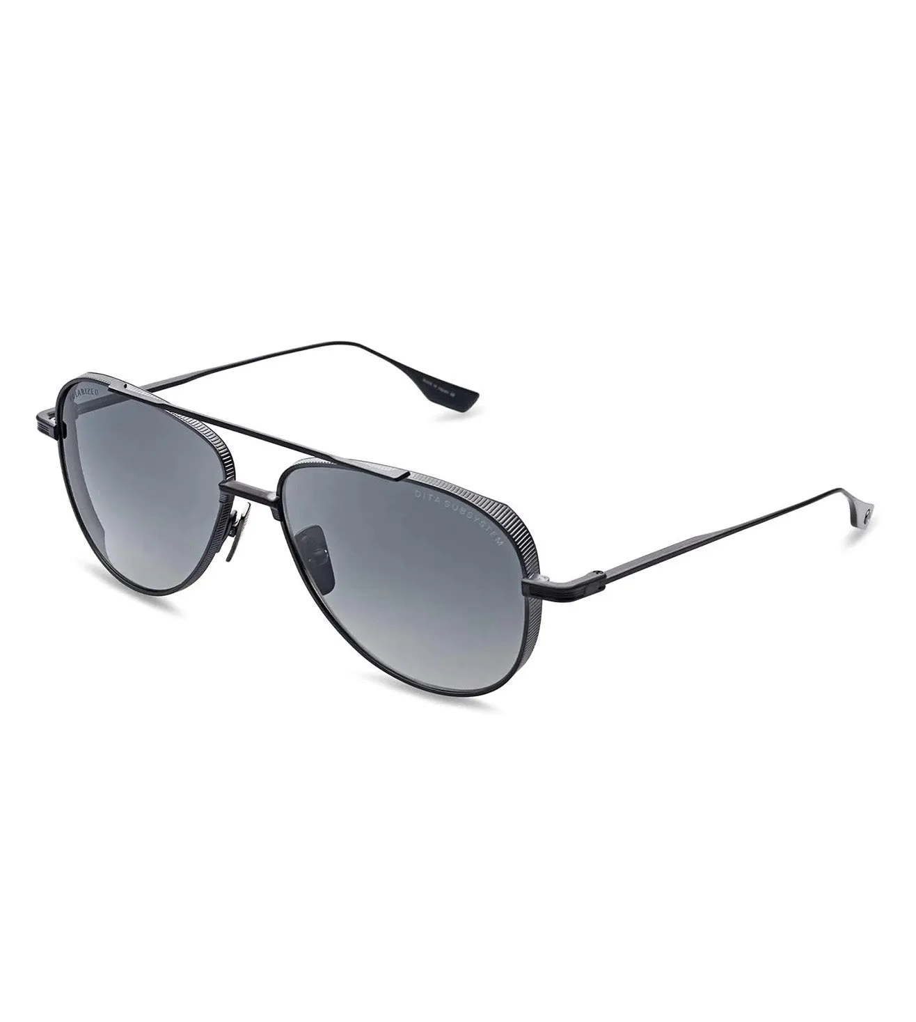 Dita Subsystem Unisex Grey Aviator Sunglasses