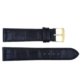 Euro Collection Louisiana Alligator Grain Short 18mm Leather Watch Strap