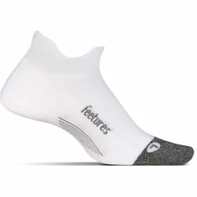 Feetures Elite Light Cushion No Show Tab White