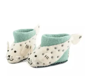 Hand Sewn Children's Seal Slippers