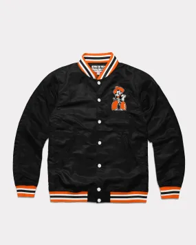 Oklahoma State Cowboys Black Varsity Jacket