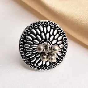 Rishi Oxidized Finger Ring