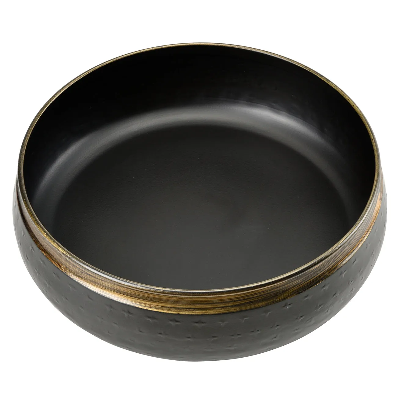 Sahara Sunset Metal Statement Bowl