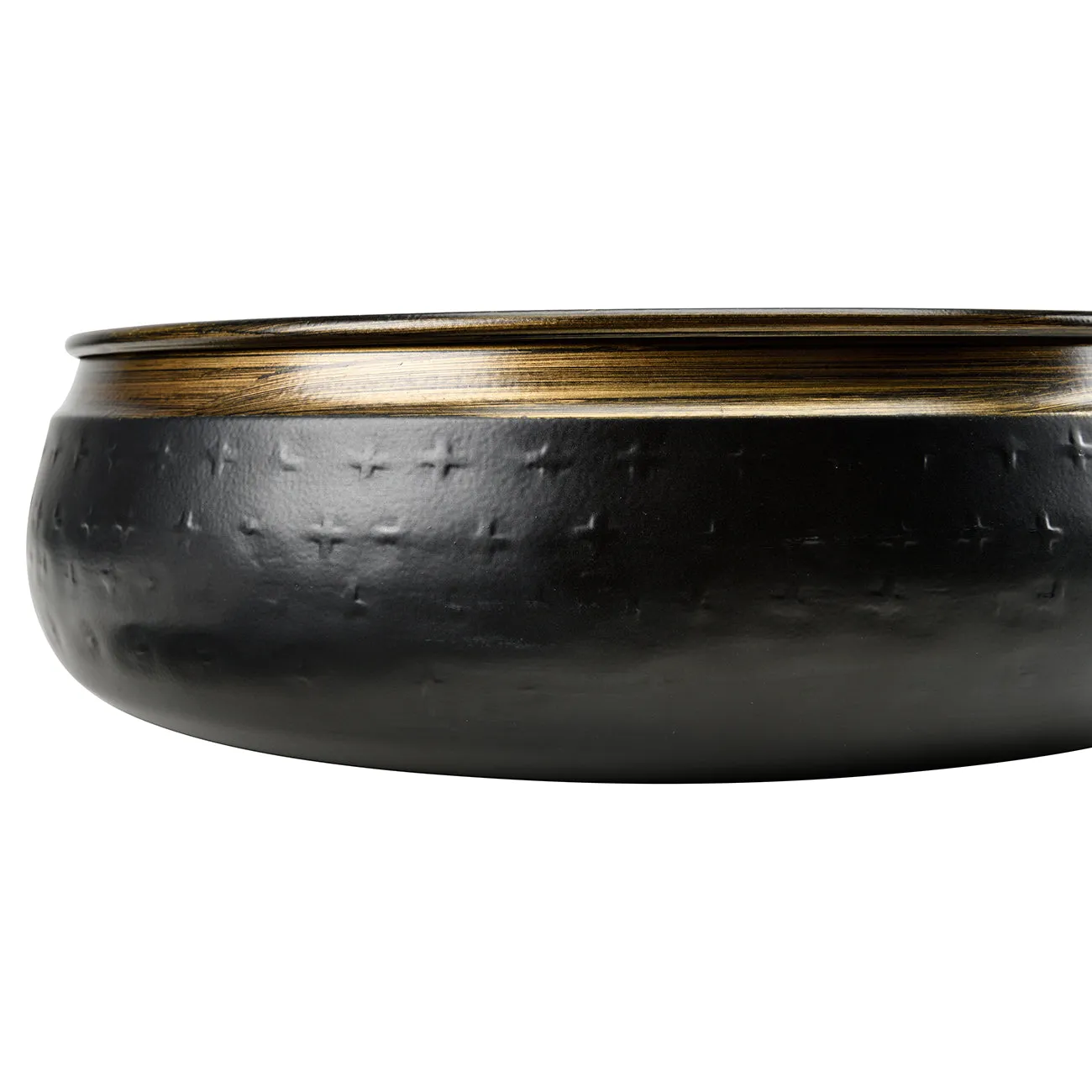 Sahara Sunset Metal Statement Bowl