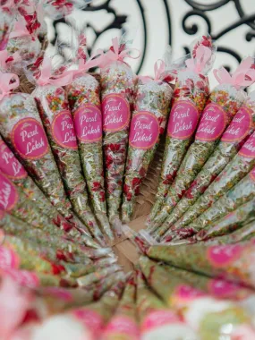 Saunf (Mouth-freshener) Cones Mehendi Favours