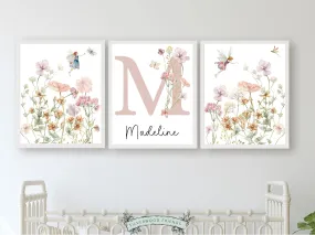 Wildflower Fairy Nursery Prints - Set 2